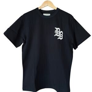 Bogey Boys Tee Shirt Gothic Logo Short Sleeve Black Size Medium NEW